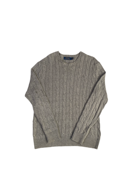 Ralph lauren cable knit sweatshirt