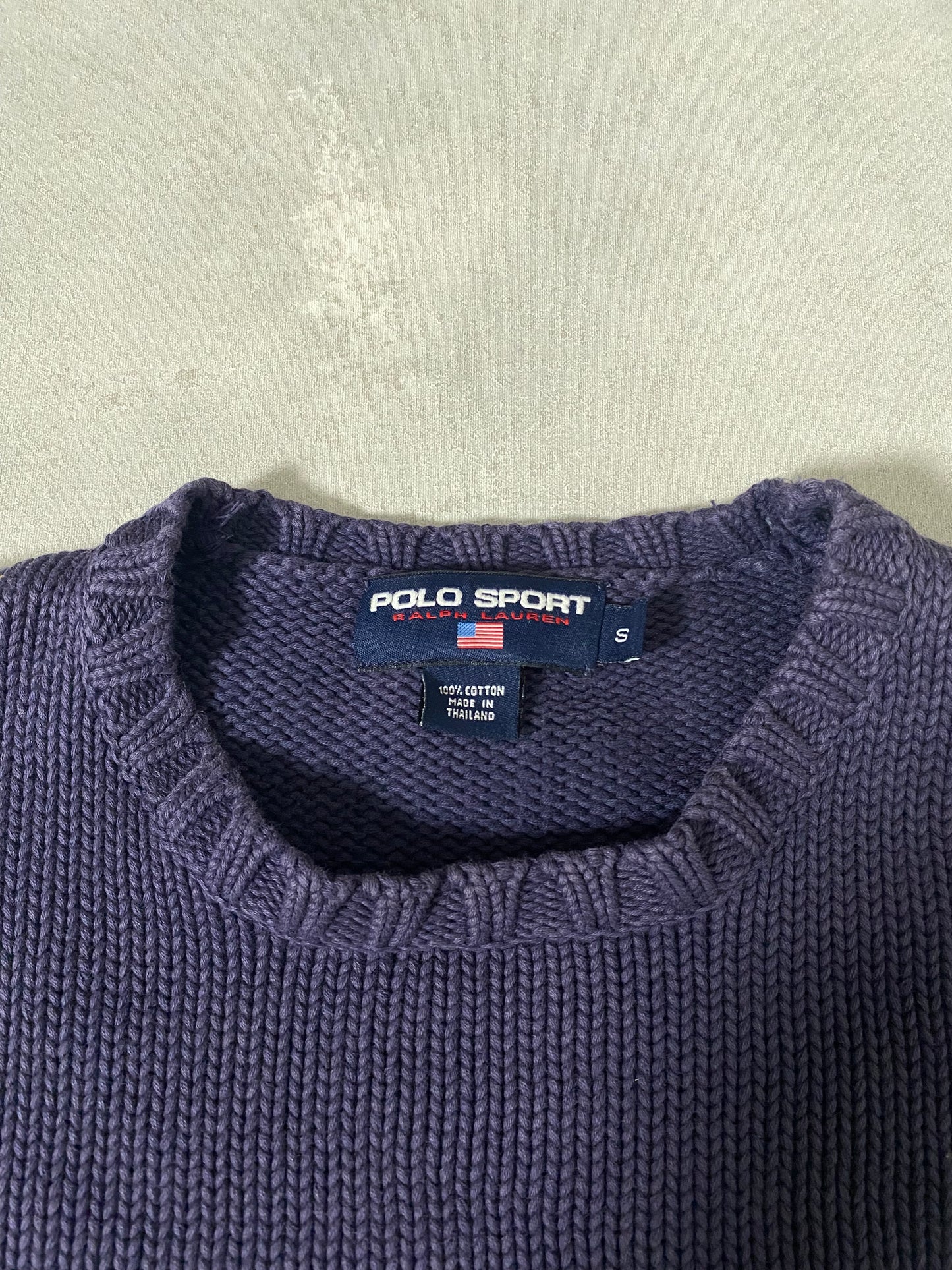 Ralph lauren knit sweatshirt